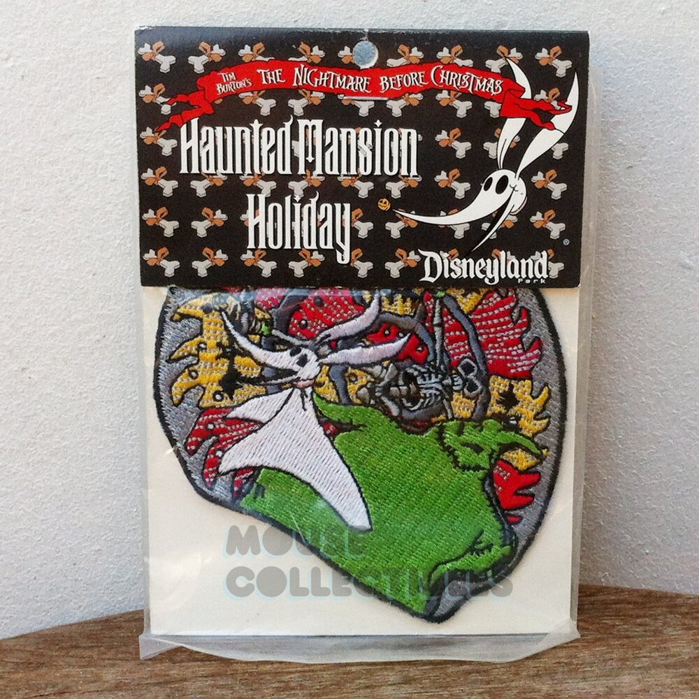 Disney Parks Nightmare Before Christmas Patch Haunted Mansion Zero Oogie Boogie